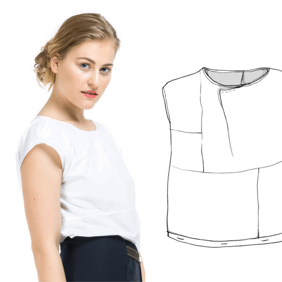 Shirt YAMINA (upcycling tutorial DE/EN)