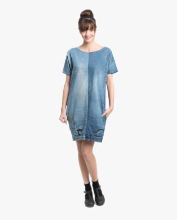 Denim Dress ANNA (Upcycling tutorial in en/de)