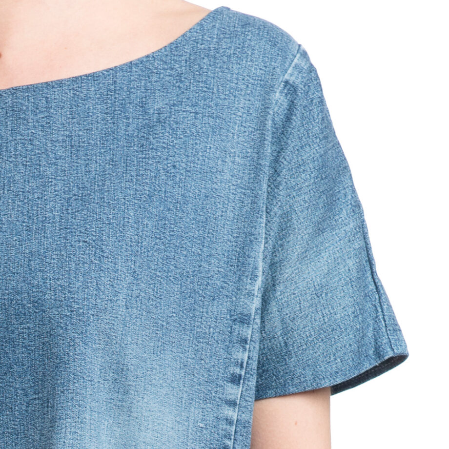 Denim Dress ANNA (Upcycling tutorial in en/de)