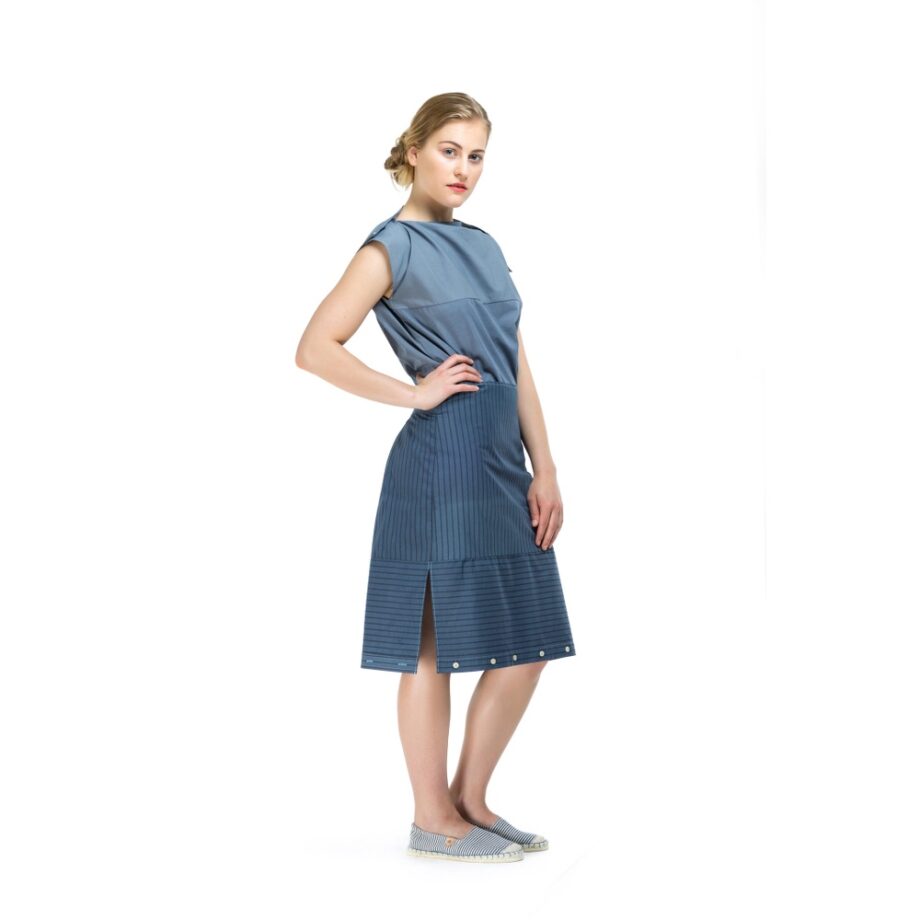 Shirt blouse and shirt skirt HUGO (upcycling tutorial in en/de)